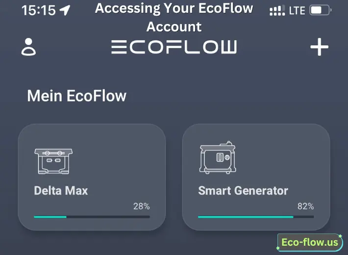 Accessing Your EcoFlow Account